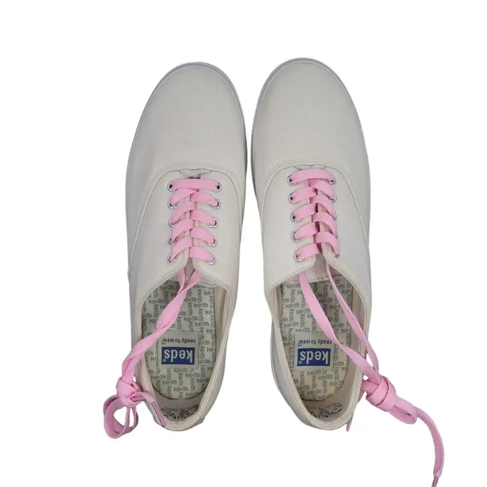 Keds Shoes Womens 9 Sneakers Casual Canvas Trainers Classic White Active Comfort